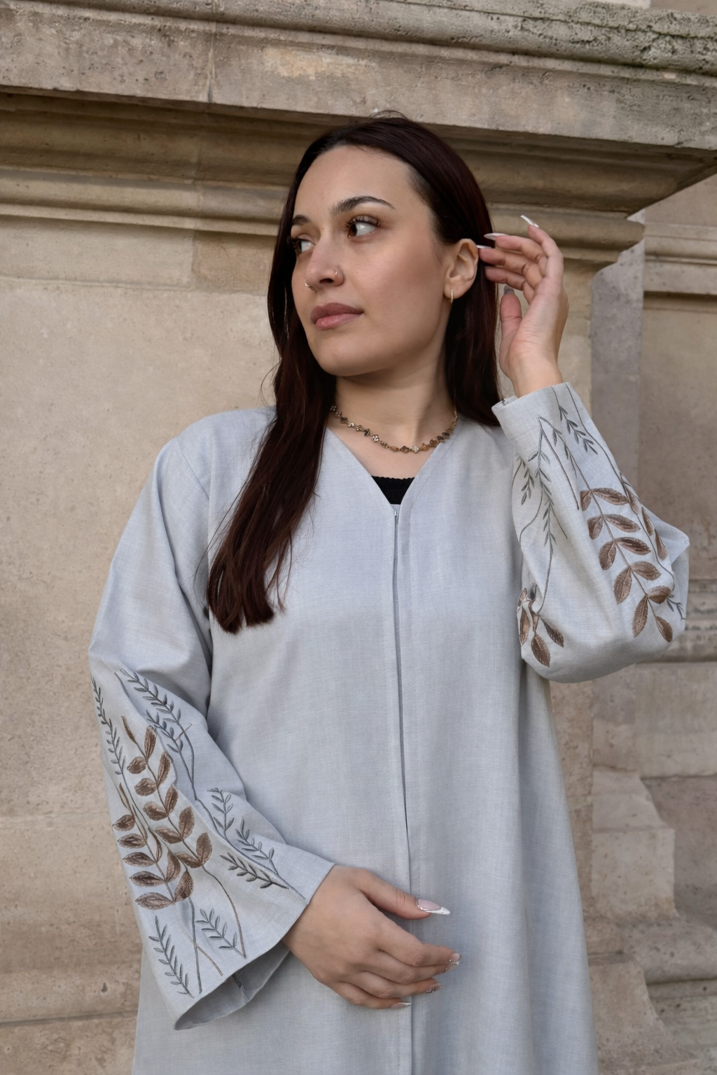 Abaya Printemps Linéaire