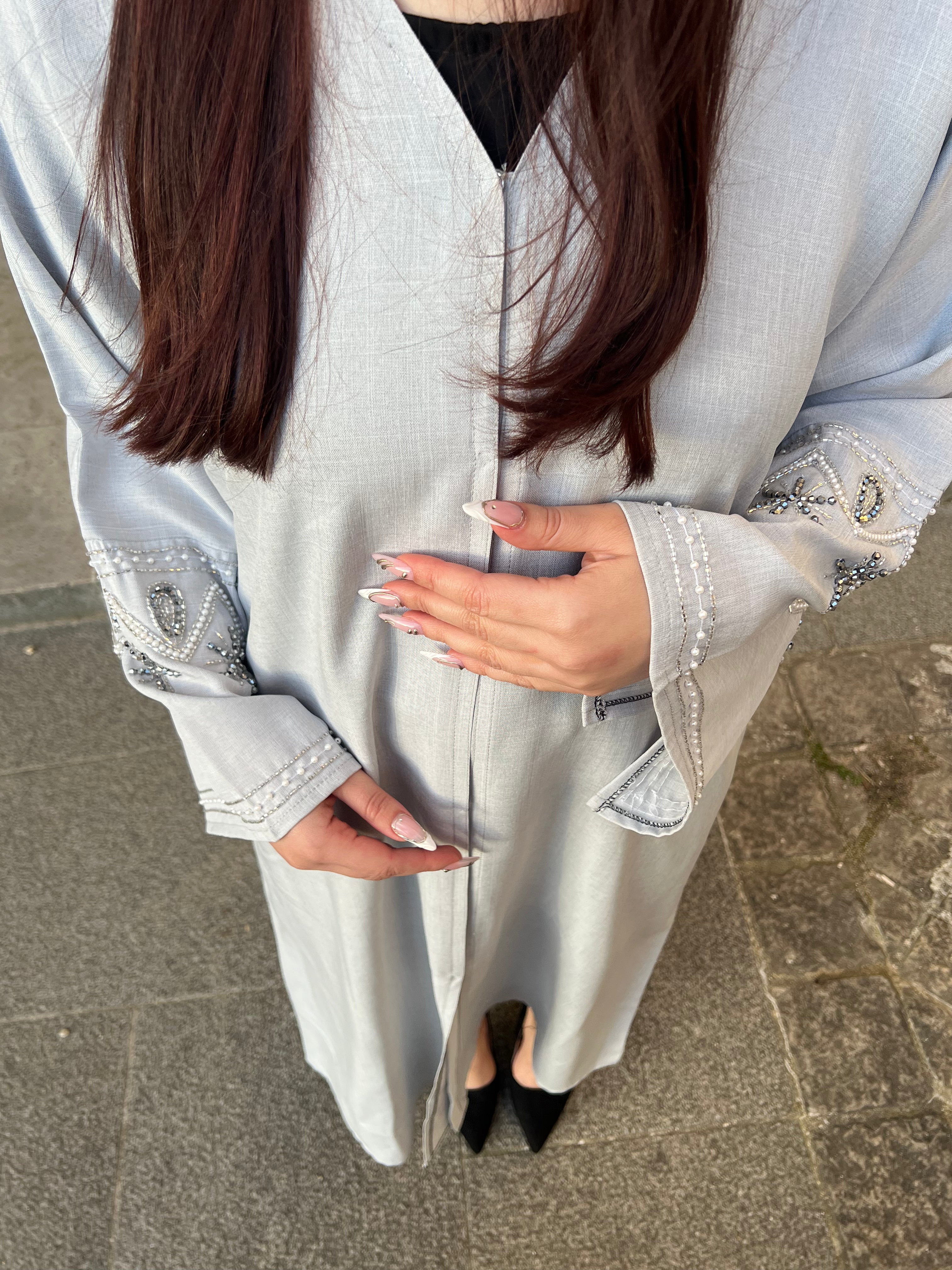 Abaya Pluie de Perles