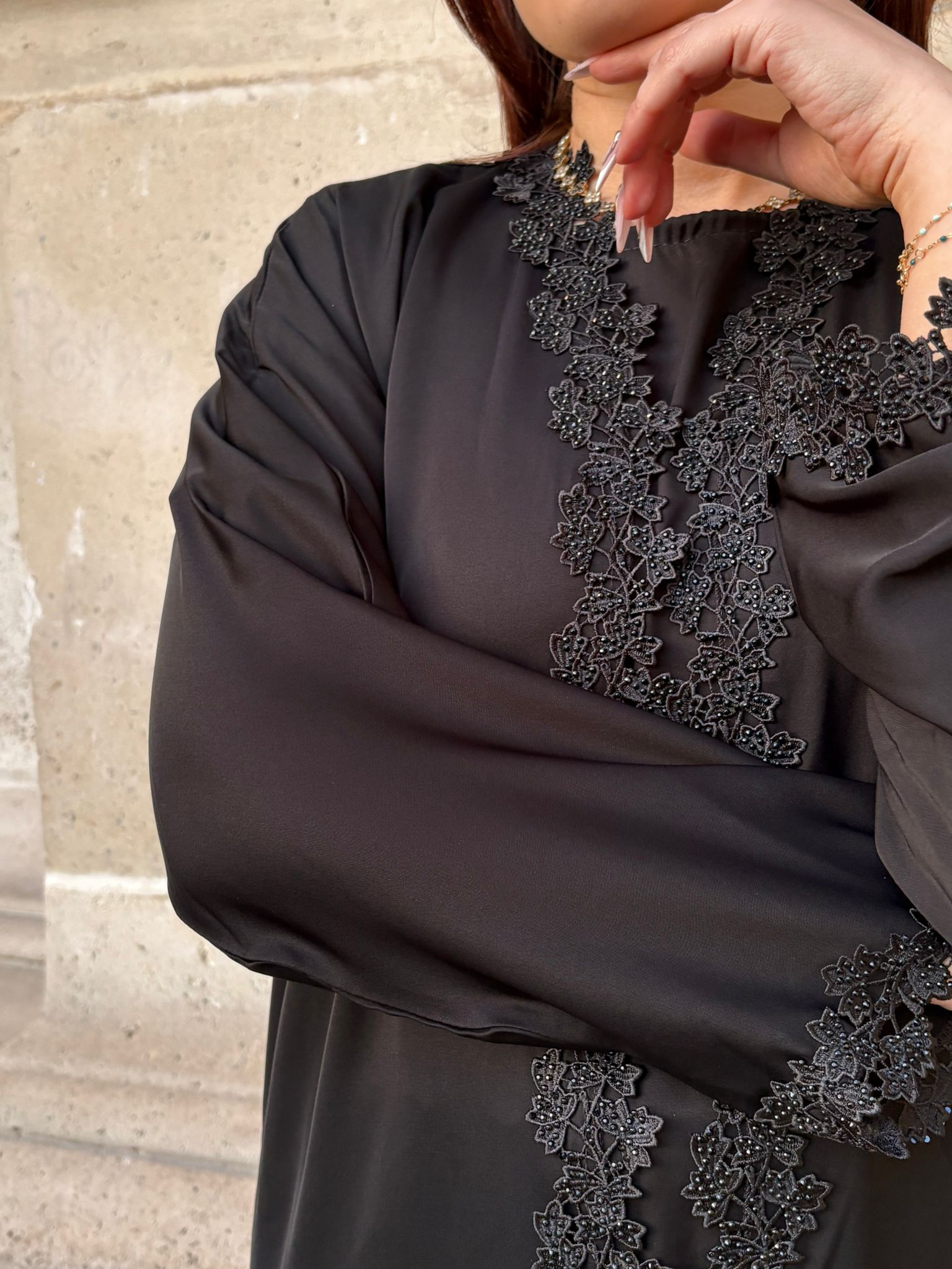 Abaya Broderie Lumière