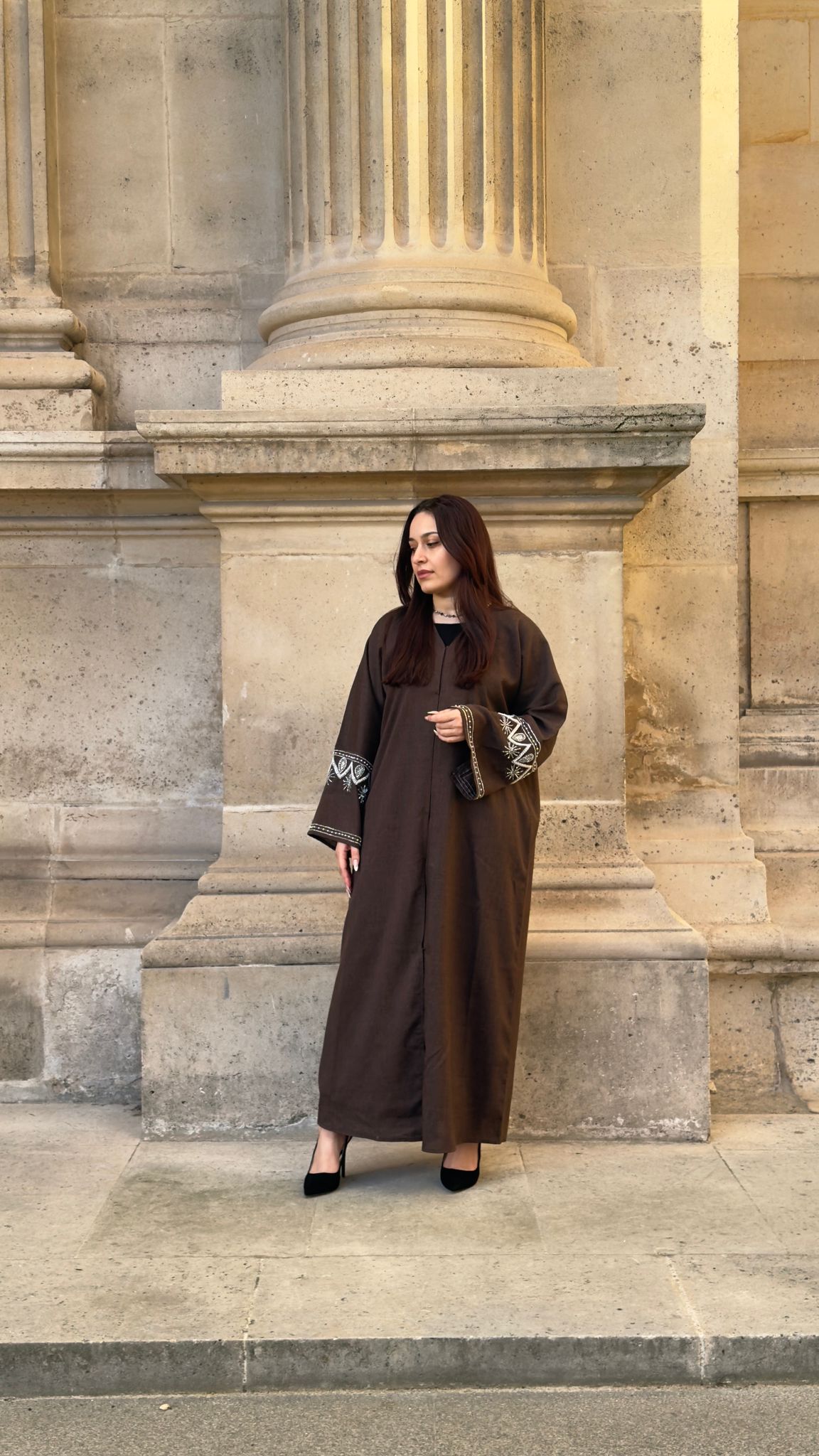 Abaya Pluie de Perles